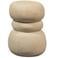 WOOOD Yvo Bijzettafel - Fiber Clay - Naturel - 47x37x35