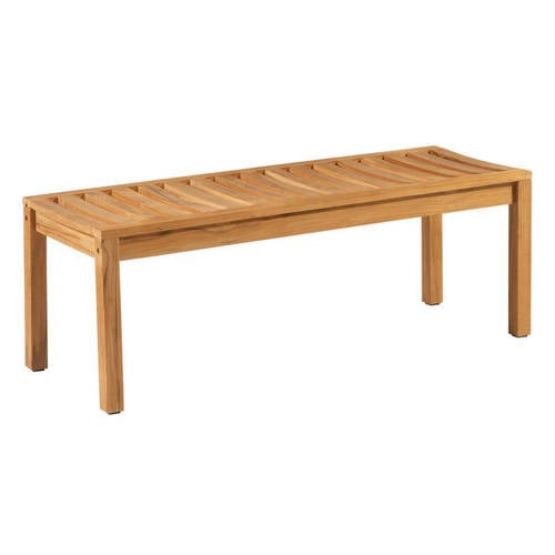 Exotan Exotan 2-Zits Tuinbankje Comfort - Teak - Naturel - 44x120x45