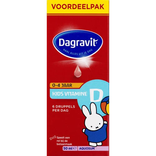 Dagravit Kids Vitamine D Aquosum voordeelpak - 50 ml