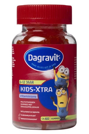 Kids-Xtra Vitaminions multivitaminen 6-12 jaar - 60 gummies