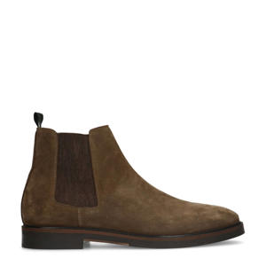 suède chelsea boots taupe