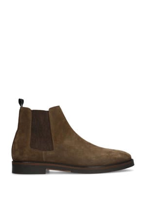 suède chelsea boots taupe