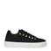 Manfield nubuck sneakers zwart