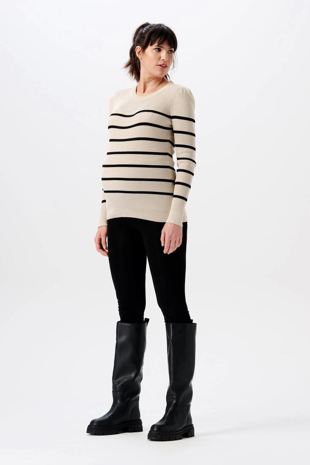 Noppies maternity high waist skinny zwangerschapslegging Paris zwart
