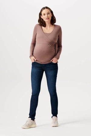 zwangerschaps skinny jeans Avi dark blue denim