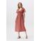 Noppies maternity zwangerschapsjurk Amelie van polyester oudroze