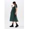 Noppies maternity zwangerschapsjurk Amelie van polyester dennengroen