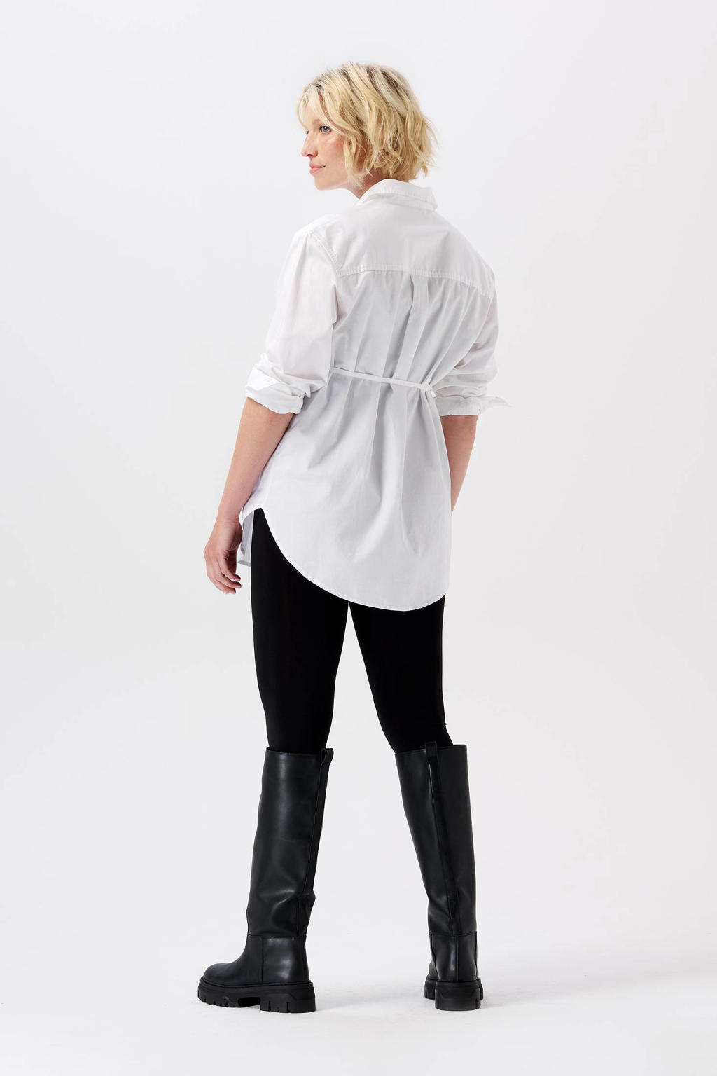 Noppies maternity zwangerschaps- en voedingsblouse Arles wit