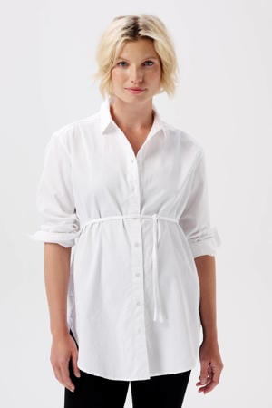 zwangerschaps- en voedingsblouse Arles wit