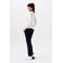 Noppies maternity ribgebreide zwangerschaps- en voedingslongsleeve Sara wit