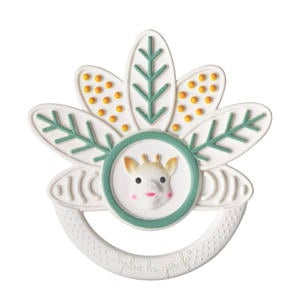5-Senses bijtring blad in witte geschenkdoos