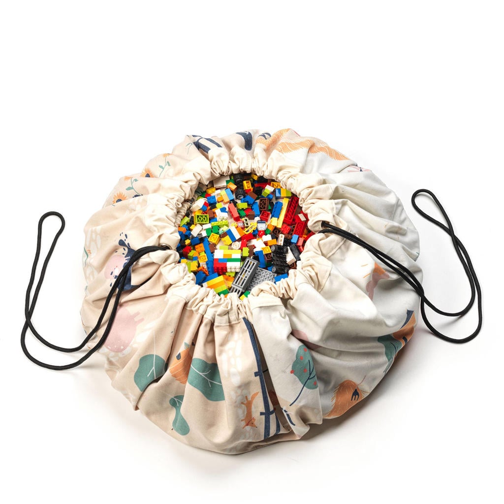 Play&Go 2-in-1 opbergzak / speelkleed - Farm - 140 cm
