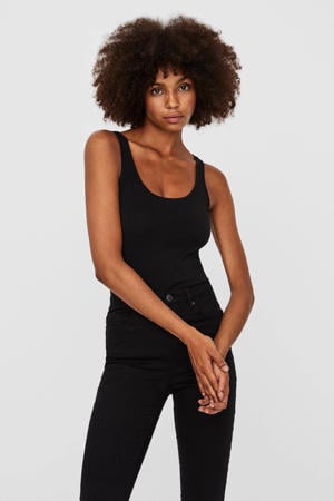 singlet VMMAXI met katoen zwart