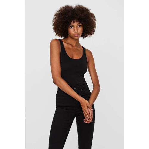 VERO MODA singlet VMMAXI met katoen zwart afbeelding
