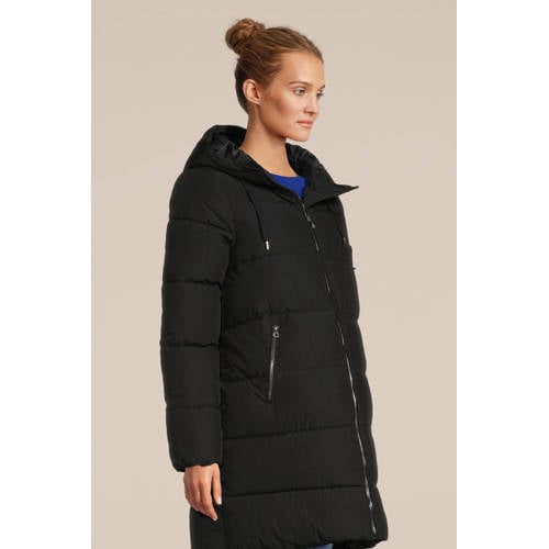 ONLY MATERNITY gewatteerde zwangerschapsjas winter OLMNEWDOLLY zwart afbeelding