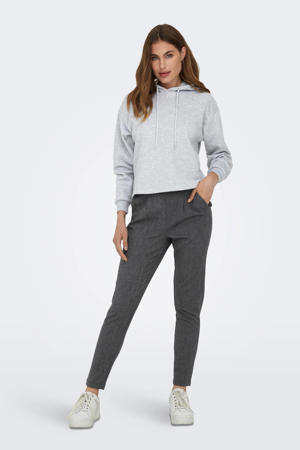 regular fit broek ONLPOPTRASH grijs