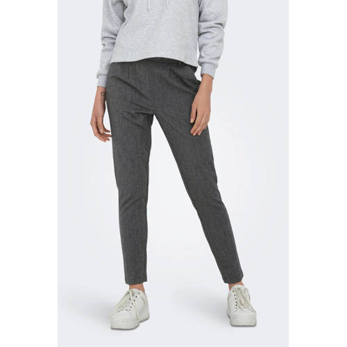 ONLY regular fit broek ONLPOPTRASH grijs afbeelding