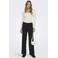 ONLY mid waist straight leg pantalon ONLMIA  zwart