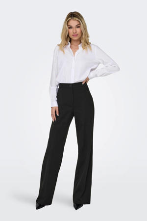 mid waist straight leg pantalon ONLMIA zwart