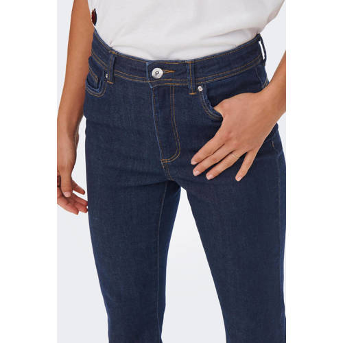 ONLY high waist flared jeans ONLWAUW dark blue denim afbeelding