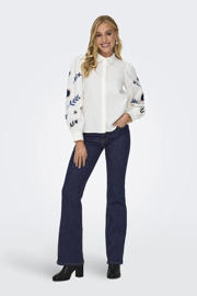 thumbnail: ONLY high waist flared jeans ONLWAUW  dark blue denim