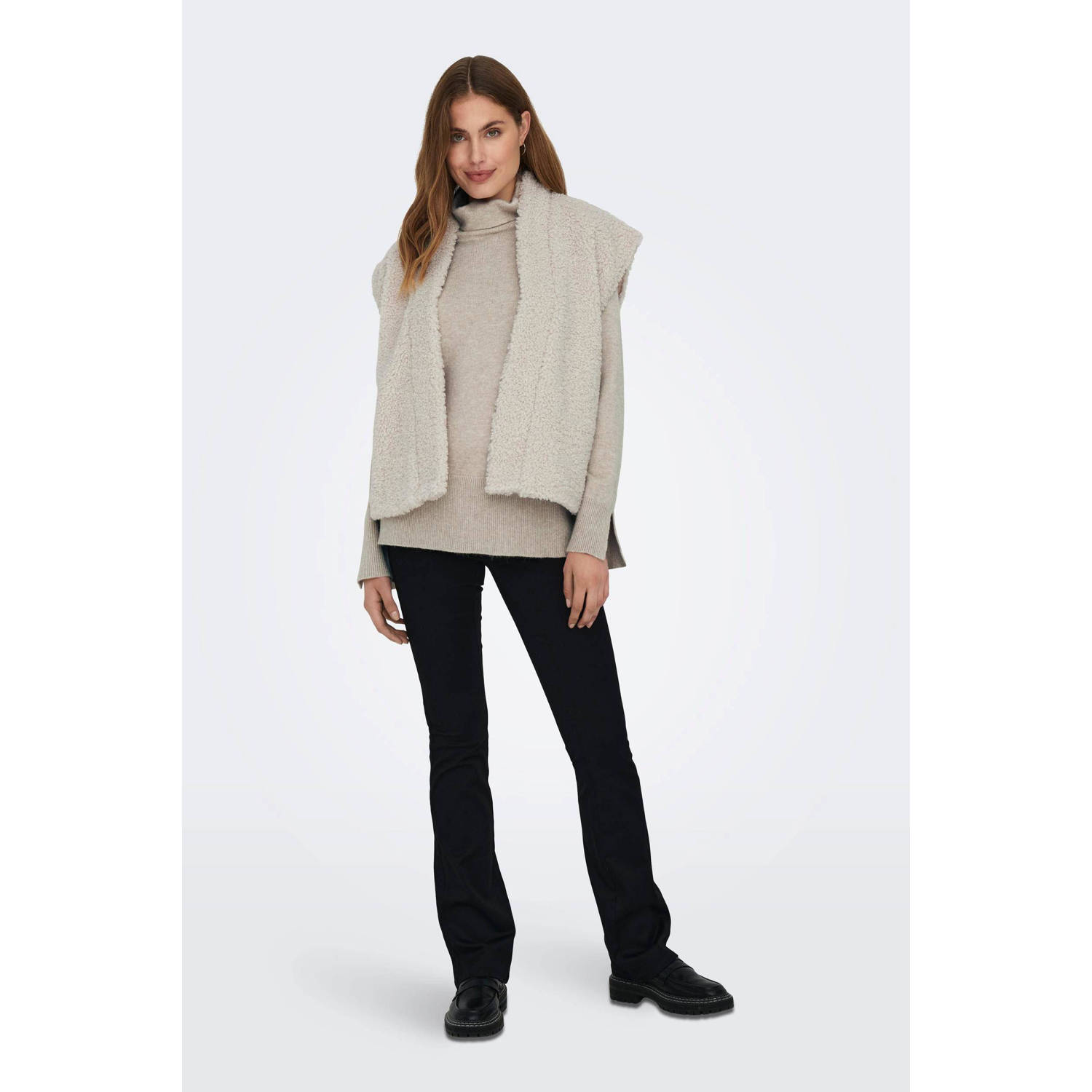 ONLY gilet ONLNAYA crème