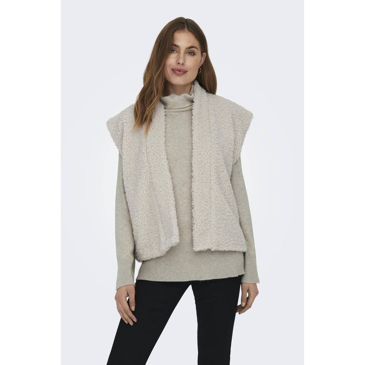 ONLY gilet ONLNAYA crème