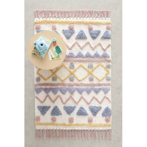 Wehkamp NOUS Kids kindervloerkleed Aztec (130x90 cm) aanbieding