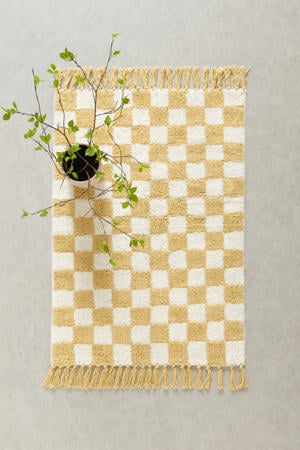 kindervloerkleed Checker board (130x90 cm)