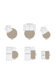 thumbnail: NOUS Kids kindervloerkleed Checker board (130x90 cm)