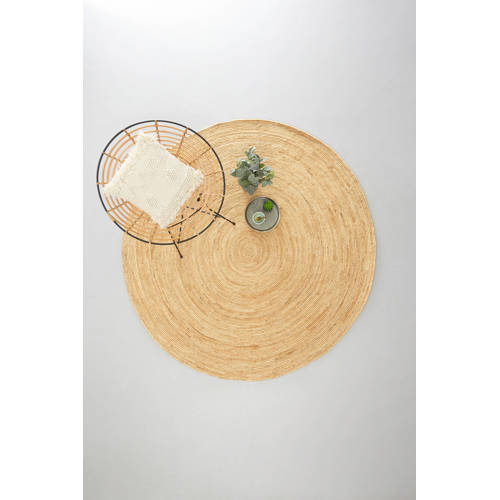 NOUS Living jute vloerkleed Sky (Ø200 cm) afbeelding