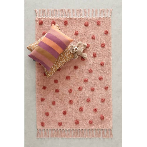 Wehkamp NOUS Kids kindervloerkleed Dots (130x90 cm) aanbieding