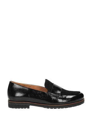 lakleren loafers zwart