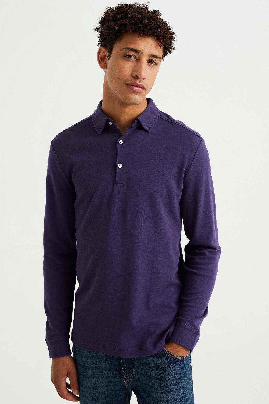 Polo Ralph Lauren gestreepte slim fit polo newport navy/white