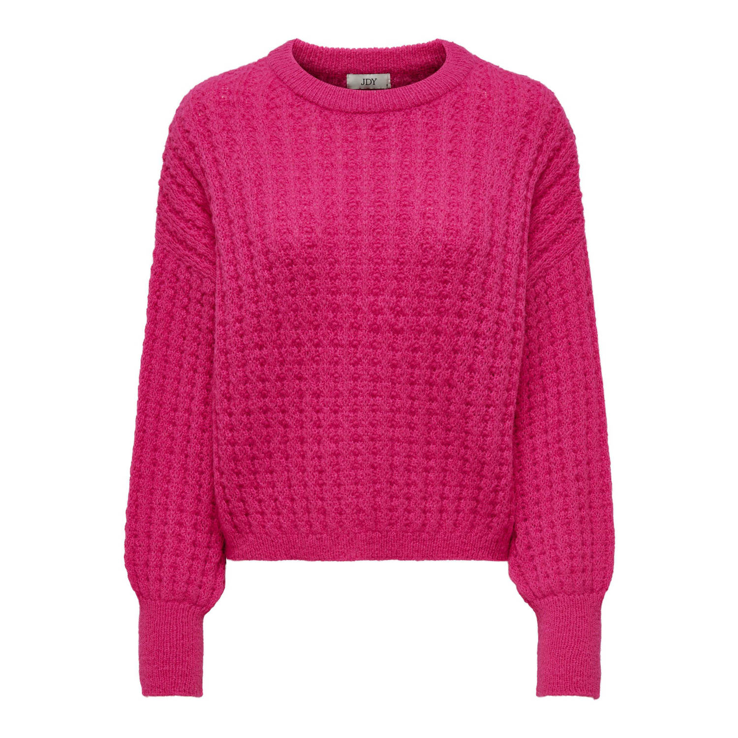 JDY gebreide trui SIGRID met textuur roze