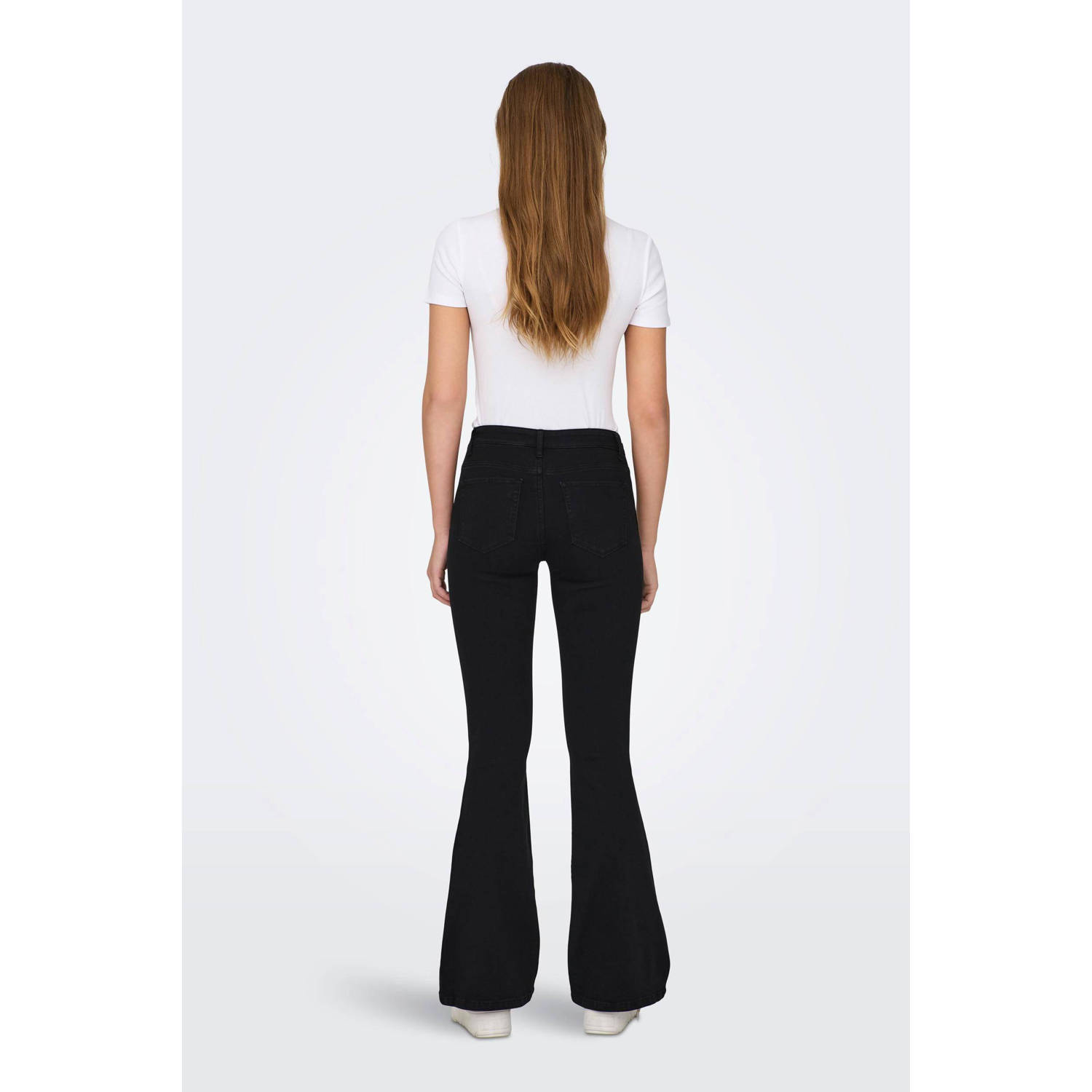 ONLY flared jeans ONLREESE black denim