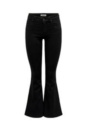thumbnail: ONLY flared jeans ONLREESE black denim