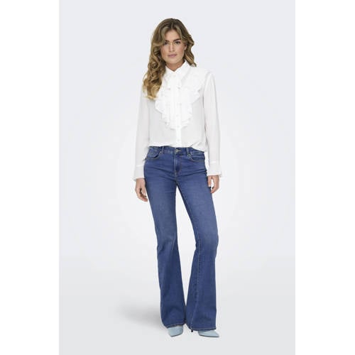 ONLY flared jeans ONLREESE medium blue denim afbeelding
