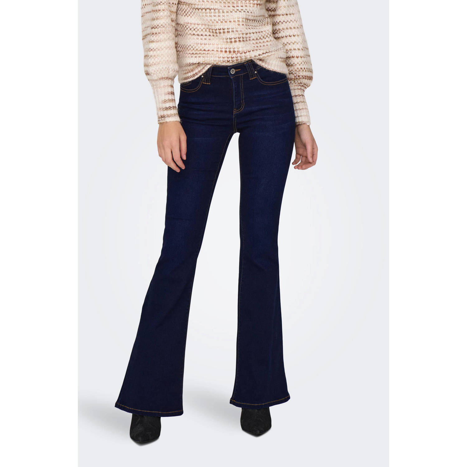ONLY flared jeans ONLREESE dark blue denim