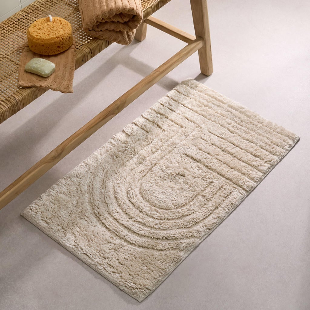 NOUS Living badmat Ecru (80x50 cm)