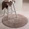 NOUS Living ronde badmat taupe (72x72 cm)