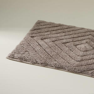 badmat rechthoek taupe (80x50 cm)