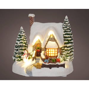 LED kerstdorp binnen