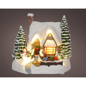 LED kerstdorp binnen
