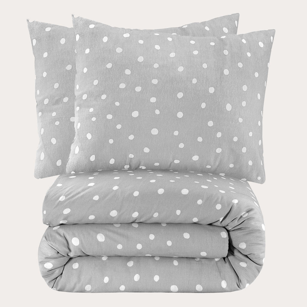 W katoen-polyester dekbedovertrek lits-jumeaux (240x220 cm)