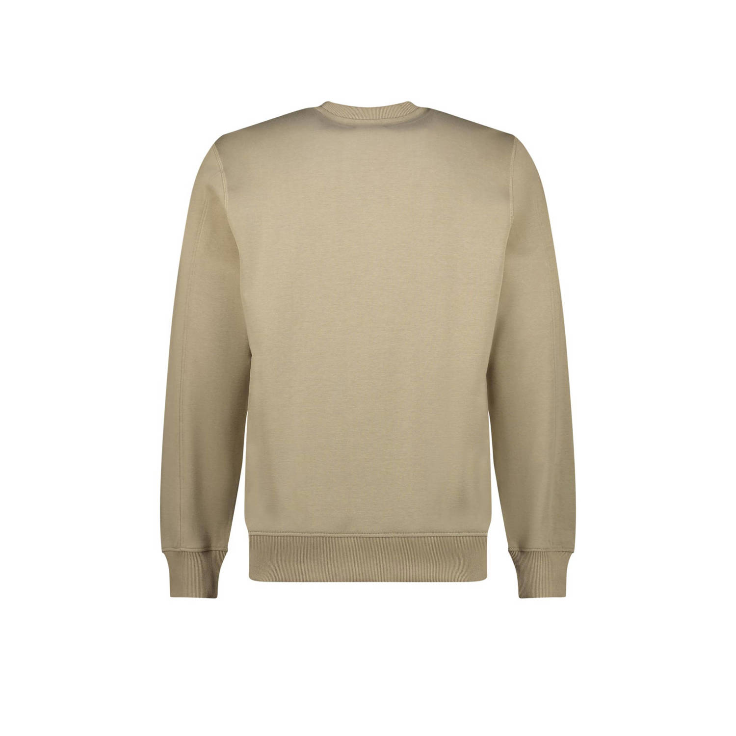 Raizzed sweater Vernal met logo kaki