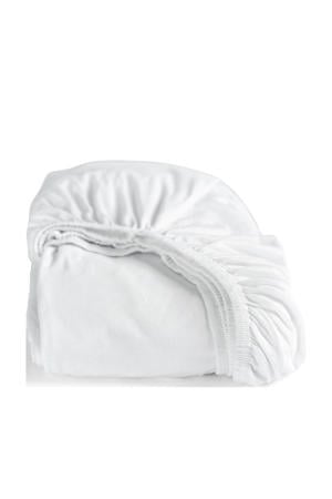 jersey hoeslaken - wit (35 cm hoog)