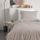 Cinderella flanellen dekbedovertrek 1-persoons (140x220 cm) taupe/roze