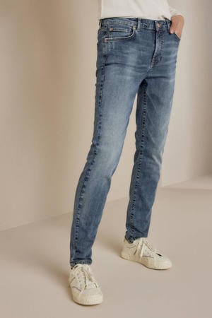 tapered fit jeans Venus-5125 medium blue denim
