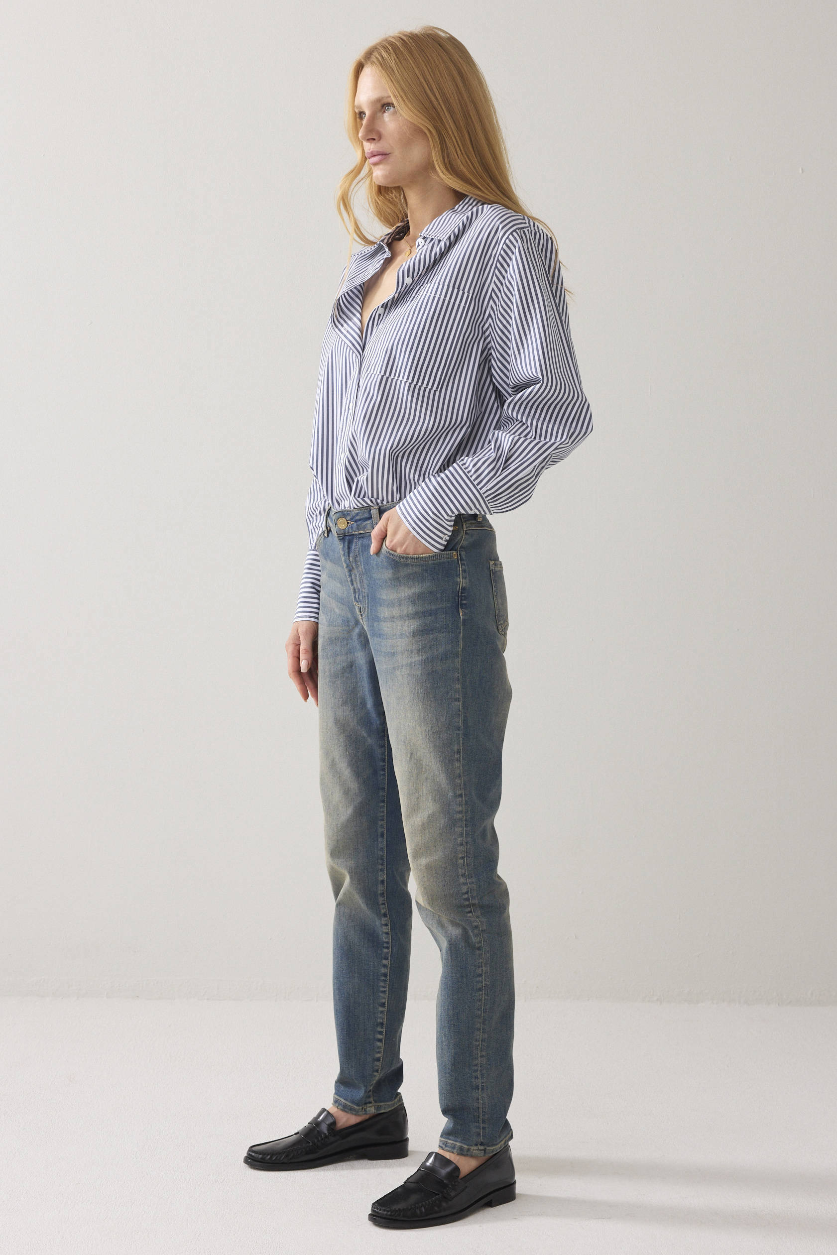 Summum tapered fit jeans Venus-5125 medium blue denim | wehkamp
